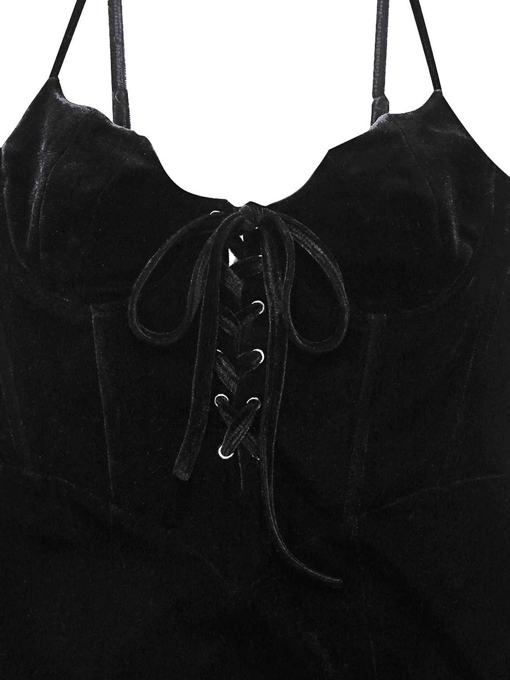 Black 1960s Bat Neckline Velvet Slit Dress