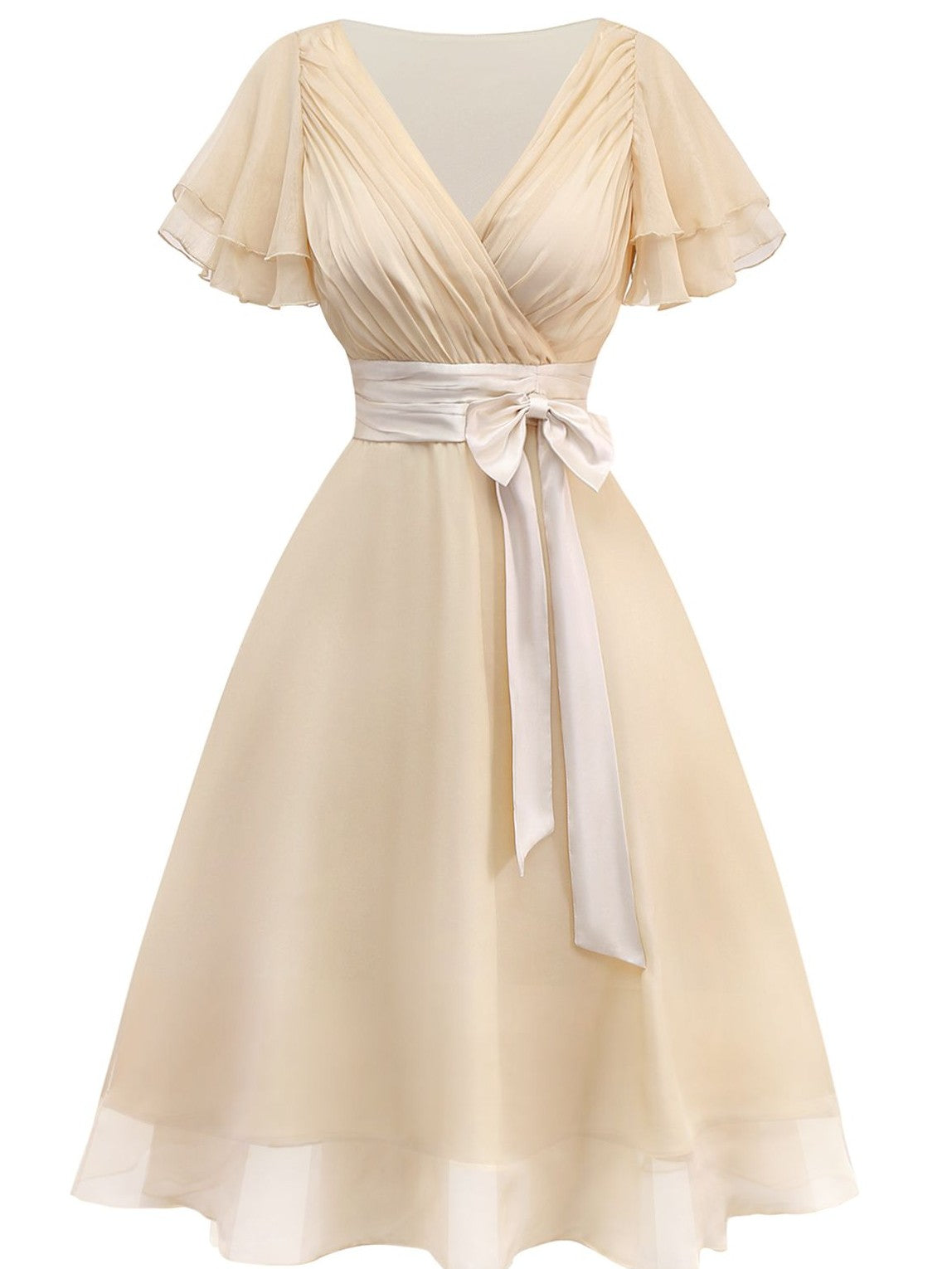 Pink 1950s Satin Belt Tulle Cocktail Dress