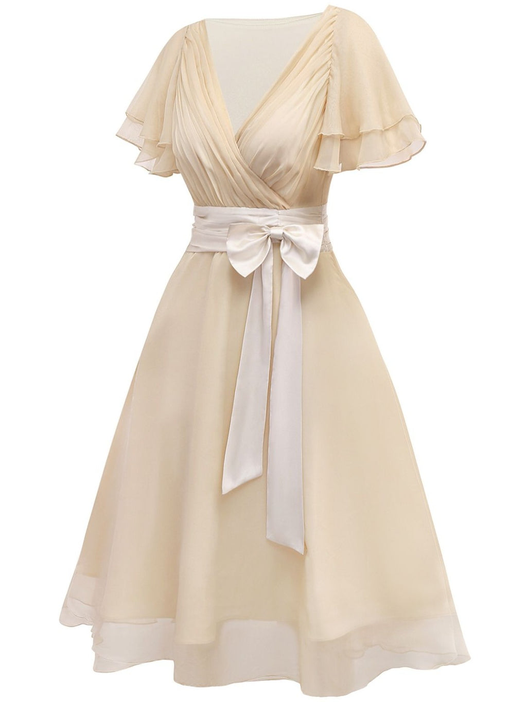 Pink 1950s Satin Belt Tulle Cocktail Dress