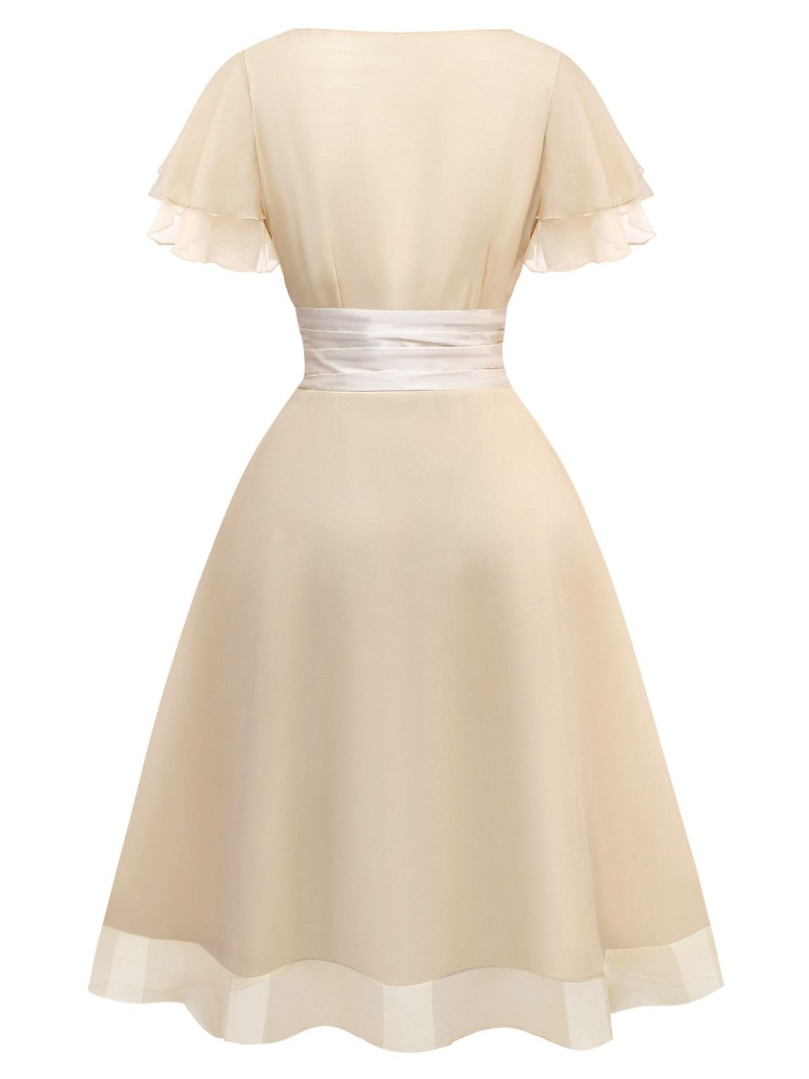 Pink 1950s Satin Belt Tulle Cocktail Dress